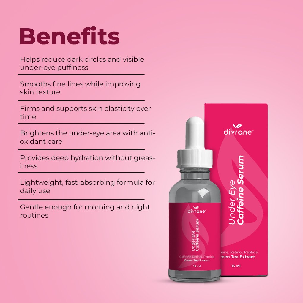 under eye caffeine serum