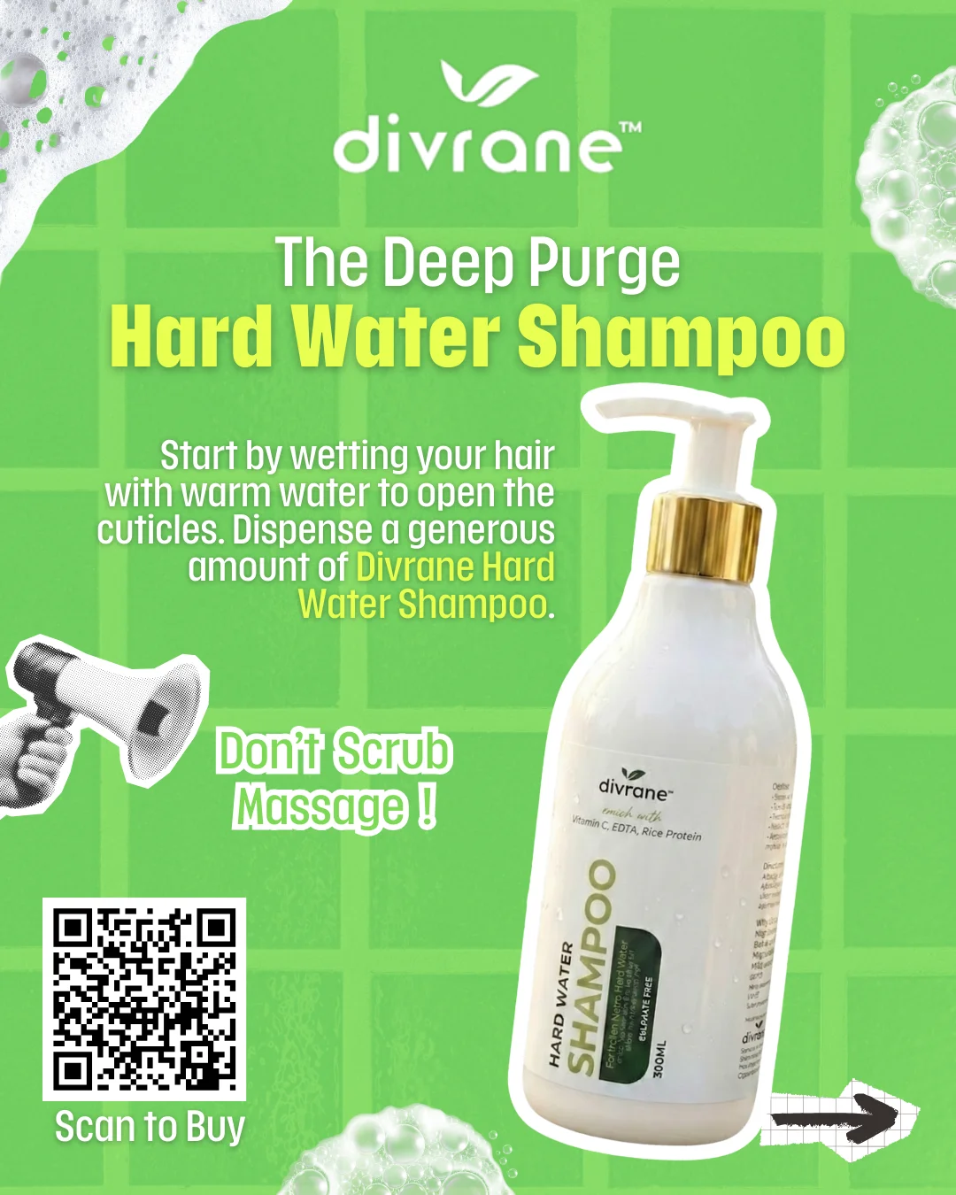 Hard Water Shampoo